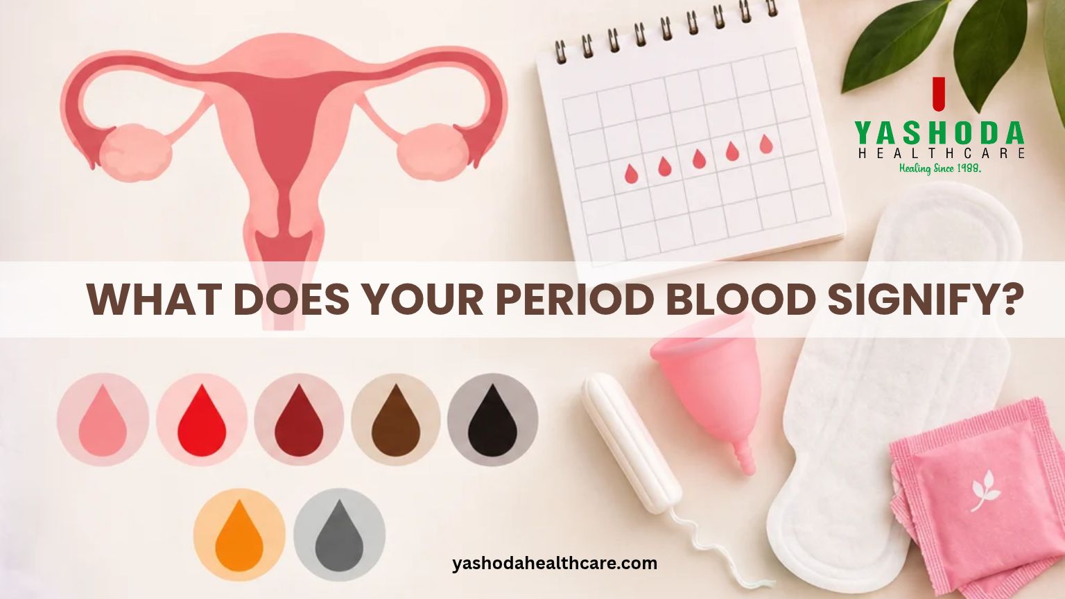 WHAT DOES YOUR PERIOD BLOOD SIGNIFY?