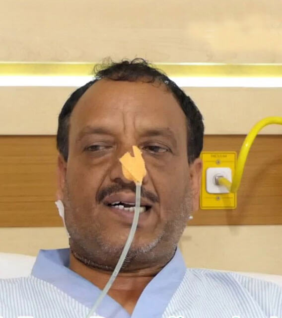 Charan Singh who Suffered from Tongue Cancer was Operated by our Oncology Specialist Dr. Arvind Kumar Tyangi at Yashoda Super Speciality Hospital, Best Cancer Hospital in Delhi NCR, Ghaziabad
