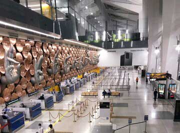 Covid-19 testing lab set up at Delhi airport